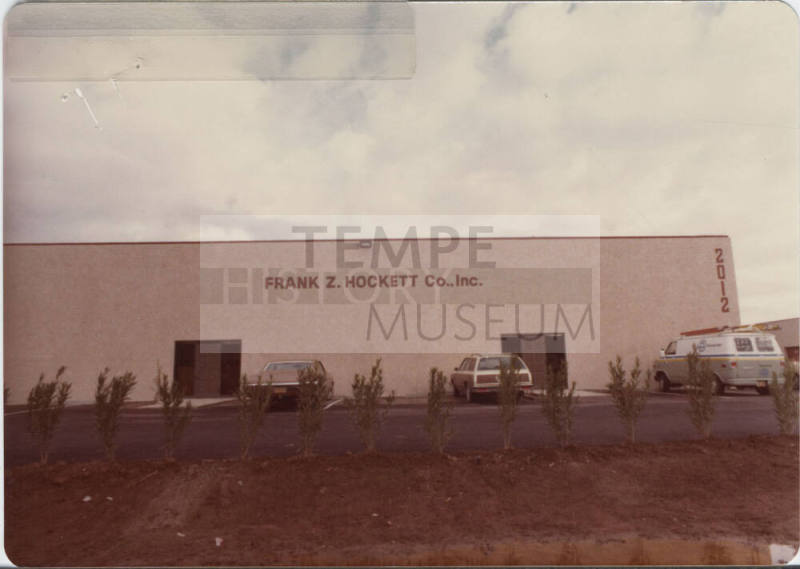 Frank Z. Hockett Co. Inc., 2012 West 4th Street, Tempe, Arizona