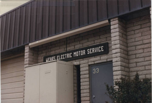 Wear's Electric Motor Service, 2604 West 4th Street, Tempe, Arizona