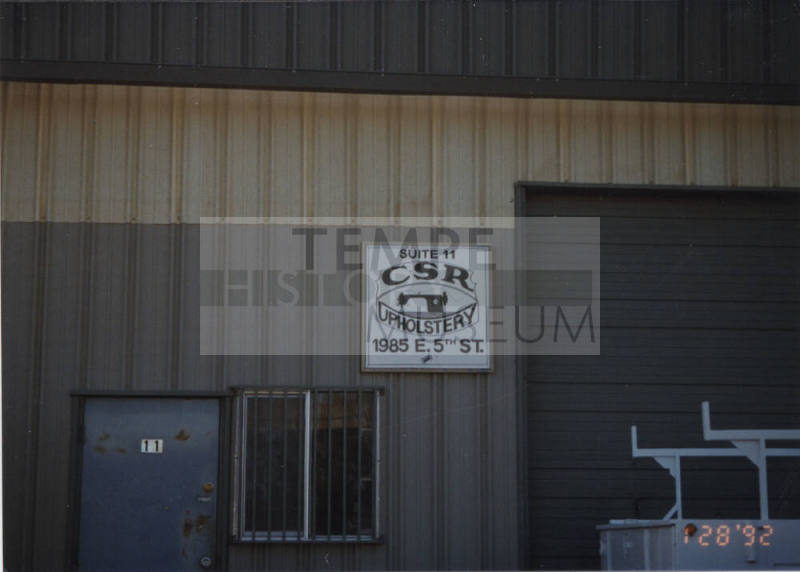 CSR Upholstery, 1985 East 5th Street, Tempe, Arizona