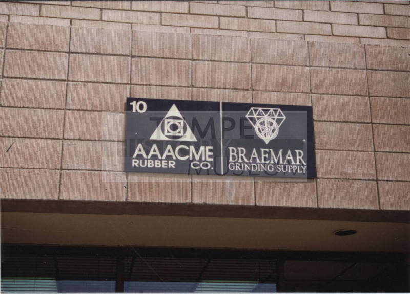 Braemar Grinding Supply, 2003 East 5th Street, Tempe, Arizona