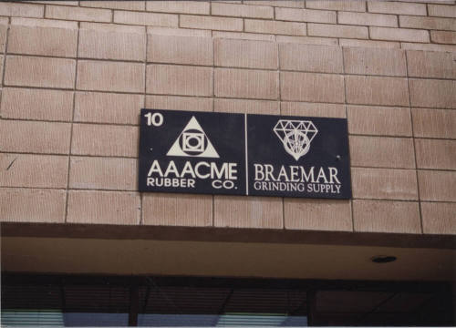 Braemar Grinding Supply, 2003 East 5th Street, Tempe, Arizona