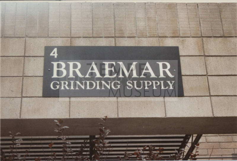 Braemar Grinding Supply, 2003 East 5th Street, Tempe, Arizona