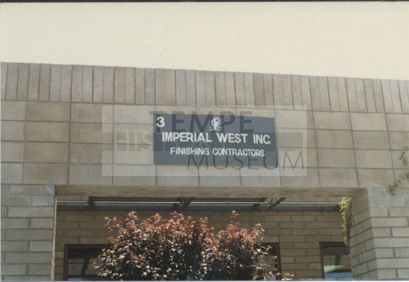 Imperial West Inc., Finishing Contractors, 2003 East 5th Street, Tempe, Arizona