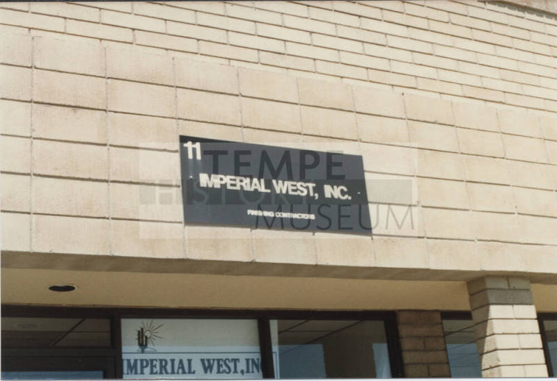 Imperial West, Inc., 2003 East 5th Street, Tempe, Arizona
