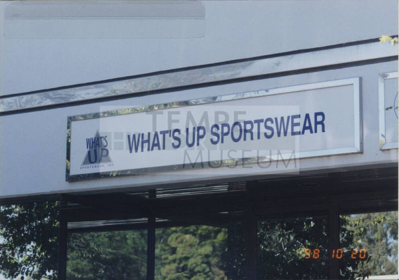 What's Up Sportswear, 2125 East 5th Street, Tempe, Arizona