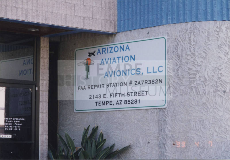 Arizona Aviation Avionics, LLC, 2143 East 5th Street, Tempe, Arizona