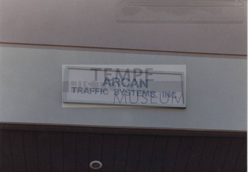Arcan Traffic Systems, Inc., 1845 East 6th Street, Tempe, Arizona