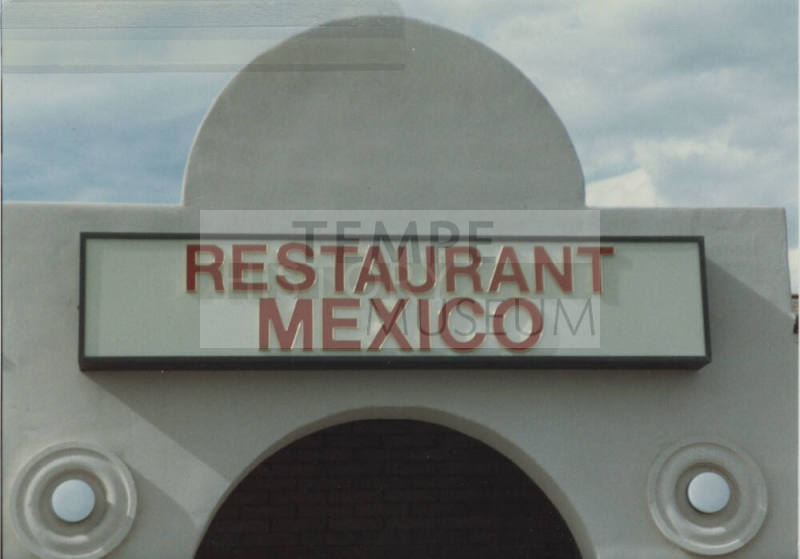 Restaurant Mexico, 16 East 7th Street, Tempe, Arizona