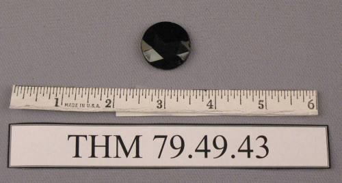 Black jet button