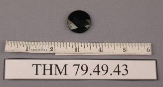 Black jet button