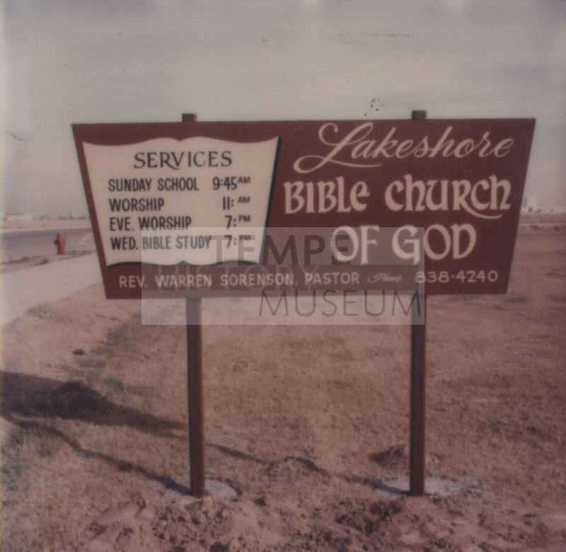 Lakeshore Bible Church of God - 6415 South Lakeshore Drive, Tempe, Arizona