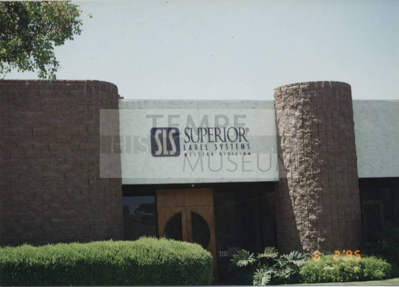 Superior Label Systems, 2137 West 7th Street, Tempe, Arizona