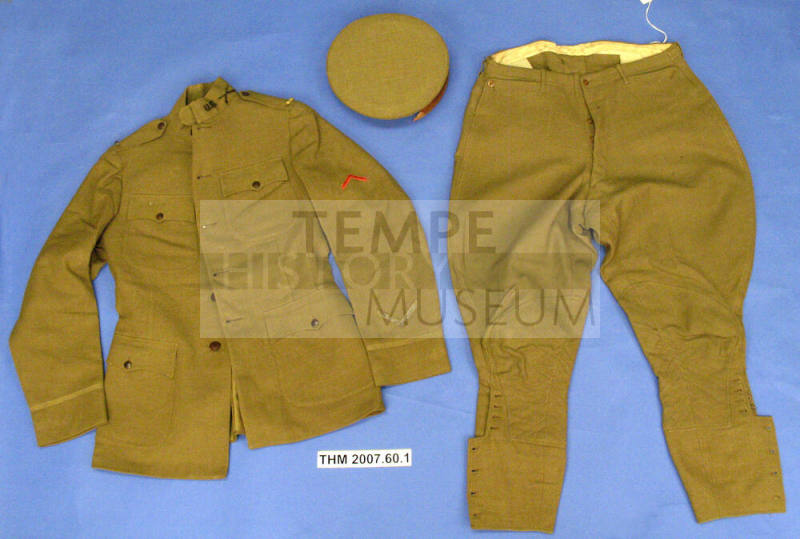 World War I Officer's Uniform: jacket, trousers, hat
