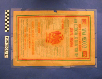 "Gran Celebracion Los Dias 15 & 16 de Sep" (Mexican Independence Day in Tempe 1922)