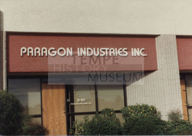 Paragon Industries Inc., 1403 West 10th Place, Tempe, Arizona