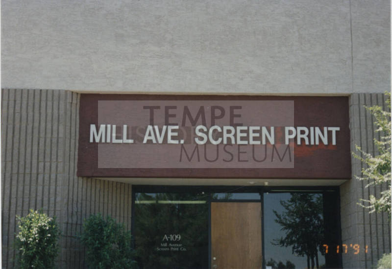 Mill Avenue Screen Print Co., 1407 West 10th Place, Tempe, Arizona
