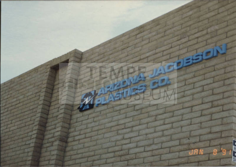 Arizona Jacobson Plastics Co., 1817 East 1st Street, Tempe, Arizona