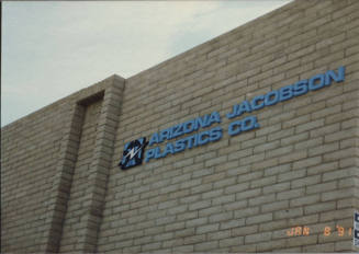 Arizona Jacobson Plastics Co., 1817 East 1st Street, Tempe, Arizona