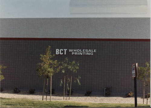 BCT Wholesale Printing, 1501 West 10th Place, Tempe, Arizona