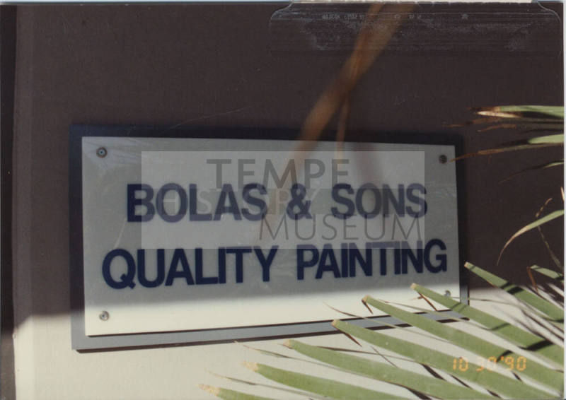 Bolas & Sons Quality Painting, 1724 West 10th Place, Tempe, Arizona