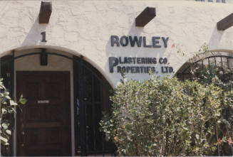 Rowley Plastering Co., 2400 West 10th Place, Tempe, Arizona
