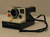 Camera, Polaroid Land, black & white