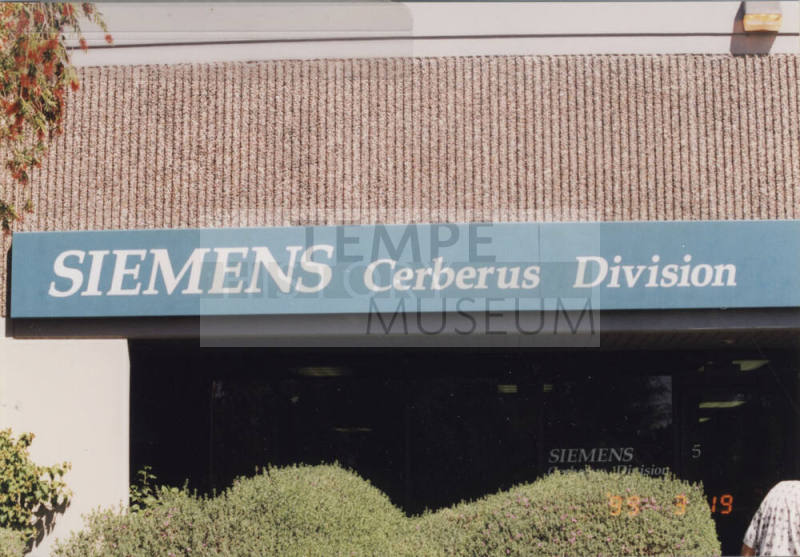 Siemens Cerberus Division, 2414 West 12th Street, Tempe, Arizona