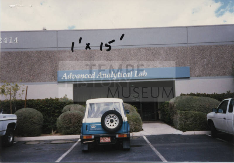 Advanced Analytical Lab, 2414 West 12th Street, Tempe, Arizona