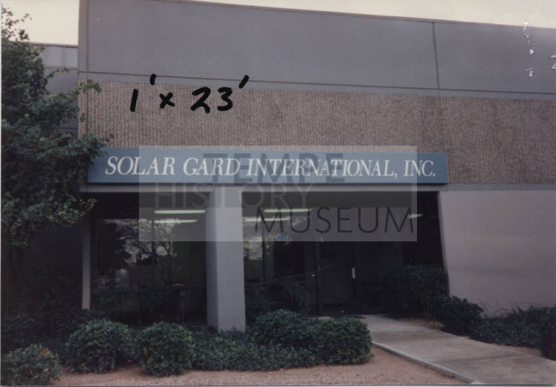 Solar Gard International, Inc., 2443 West 12th Street, Tempe, Arizona