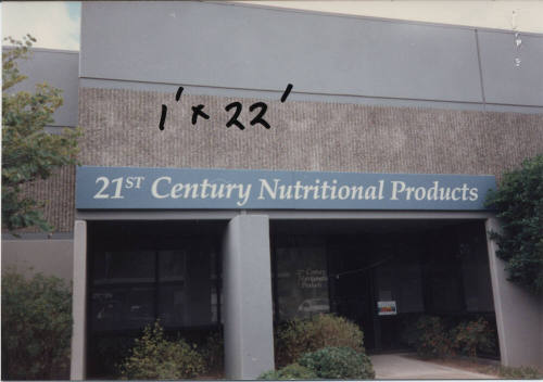 21st Century Nutritional Products, 2445 West 12th Street, Tempe, Arizona