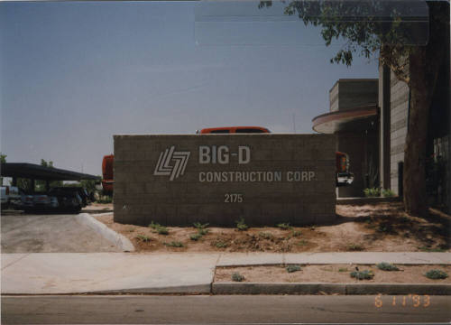 Big-D Construction Corporation, 2175 West 14th Street, Tempe, Arizona