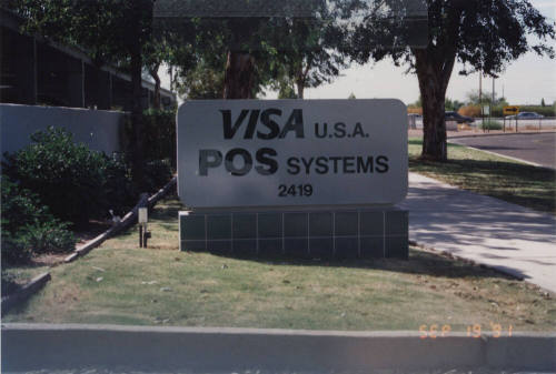 Visa U.S.A. POS Systems, 2419 West 14th Street, Tempe, Arizona