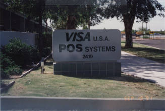 Visa U.S.A. POS Systems, 2419 West 14th Street, Tempe, Arizona