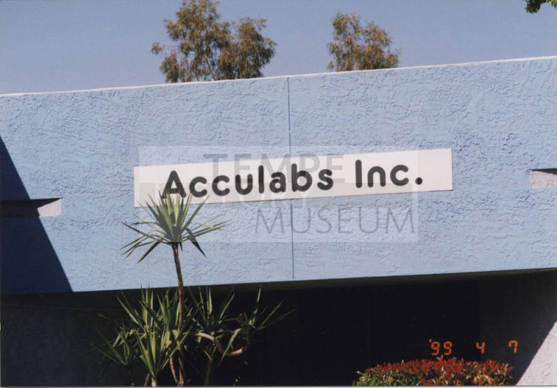 Acculabs Inc., 1725 West 17th Street, Tempe, Arizona