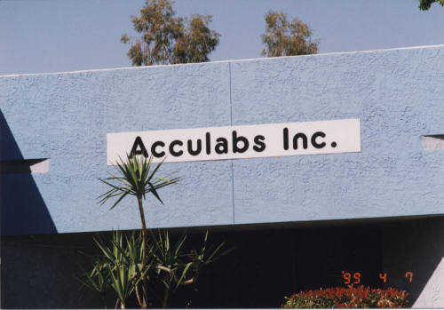 Acculabs Inc., 1725 West 17th Street, Tempe, Arizona