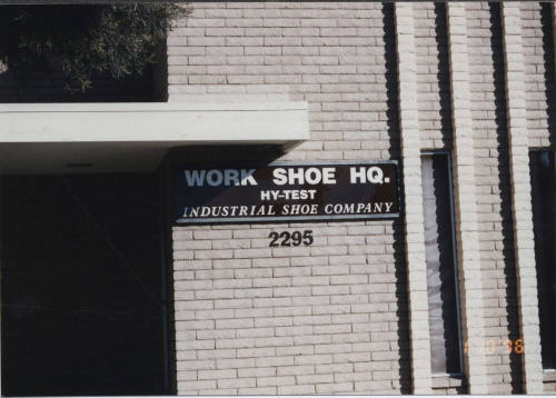 Hy-Test Industrial Shoe Company, 819 West 22nd Street, Tempe, Arizona