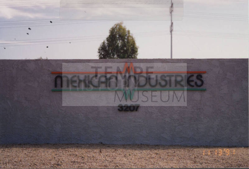 Mexican Industries - 3207 South Wilson Street, Tempe, Arizona