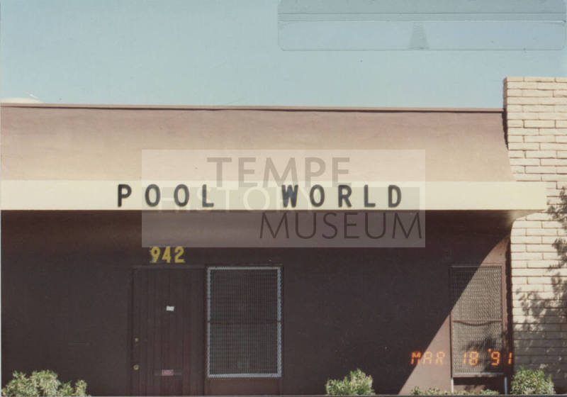 Pool World, 942 West 1st Street, Tempe, Arizona