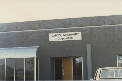 Capitol Machinery Coporation, 2235 West 1st Street, #109, Tempe, Arizona
