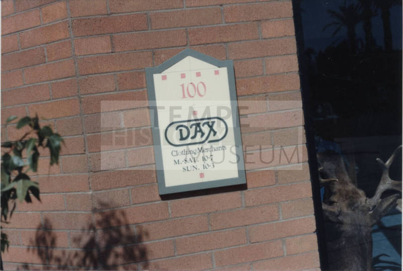 DAX Clothing Merchants, 100 West 3rd Street, Tempe, Arizona