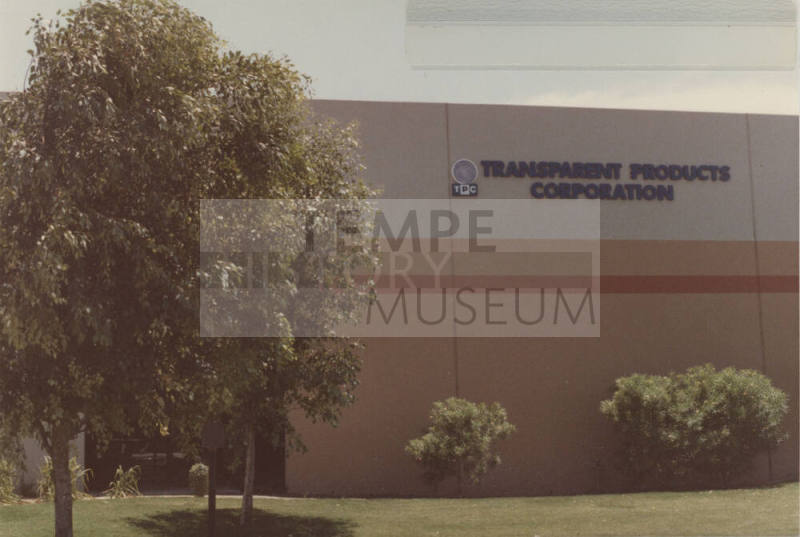 Transparent Products Corporation, 1725 West 3rd Street, Tempe, Arizona