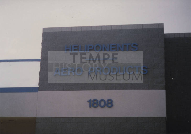 Heliponents - Aero Products, 1808 West 3rd Street, Tempe, Arizona