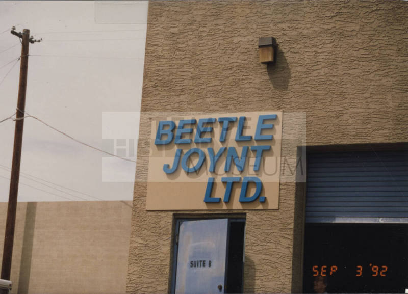 Beetle Joynt Ltd., 1879 East 3rd Street, Tempe, Arizona