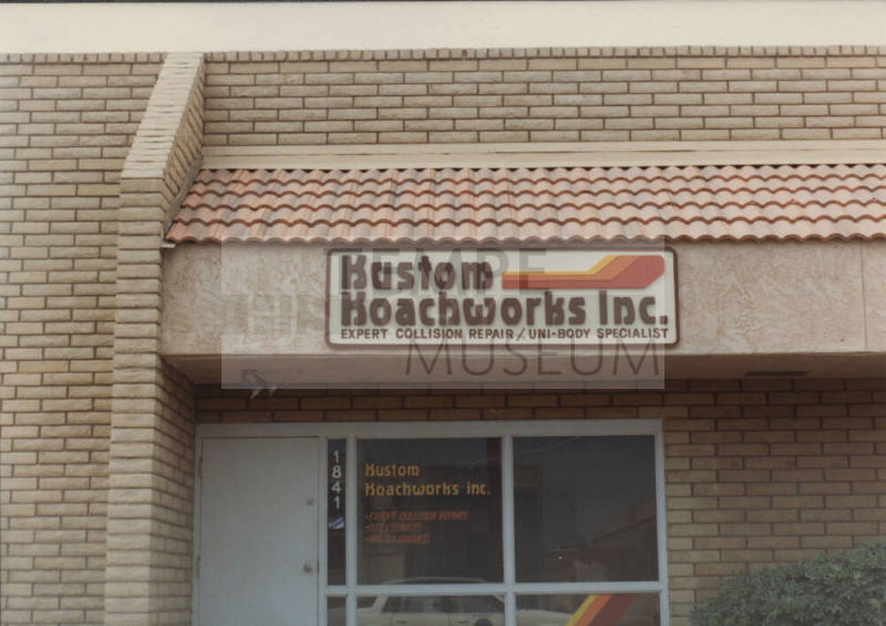 Kustom Koachworks Inc., 1841 East 3rd Street, Tempe, Arizona