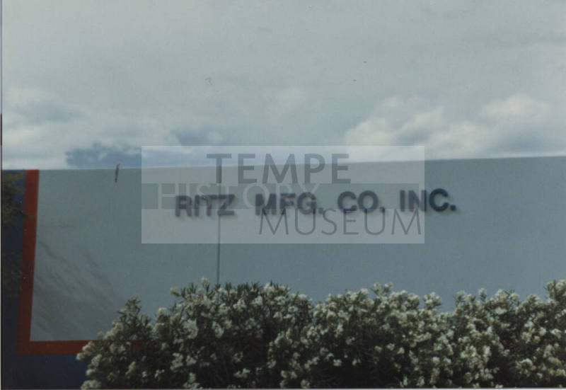 Ritz Mfg. Co. Inc., 1716 West 4th Street, Tempe, Arizona