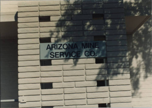 Arizona Mine Service Company, 930 West 23rd Street, Tempe, Arizona
