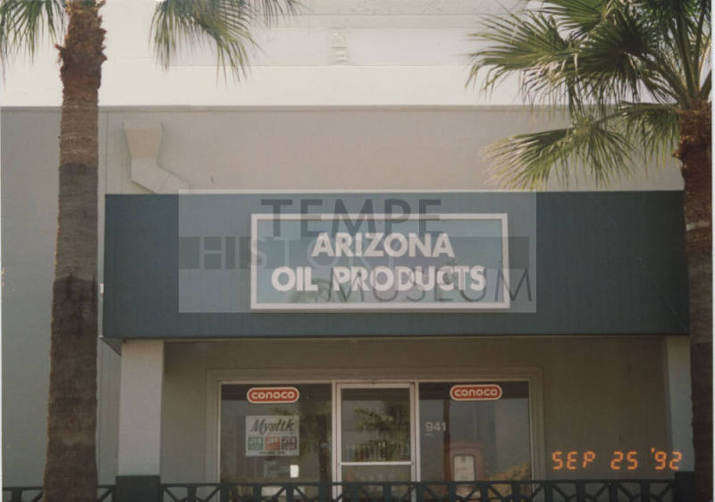 Arizona Oil Products, 941 West 23rd Street, Tempe, Arizona