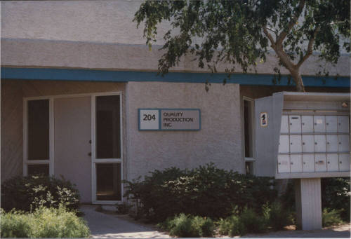 Quality Production, Inc., 939 South 48th Street, #204, Tempe, Arizona