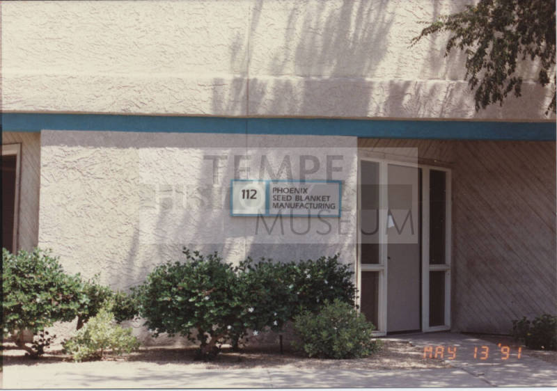 Phoenix Seed Blanket Manufacturing, 943 South 48th Street, #112, Tempe, Arizona