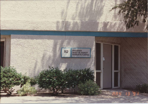 Phoenix Seed Blanket Manufacturing, 943 South 48th Street, #112, Tempe, Arizona